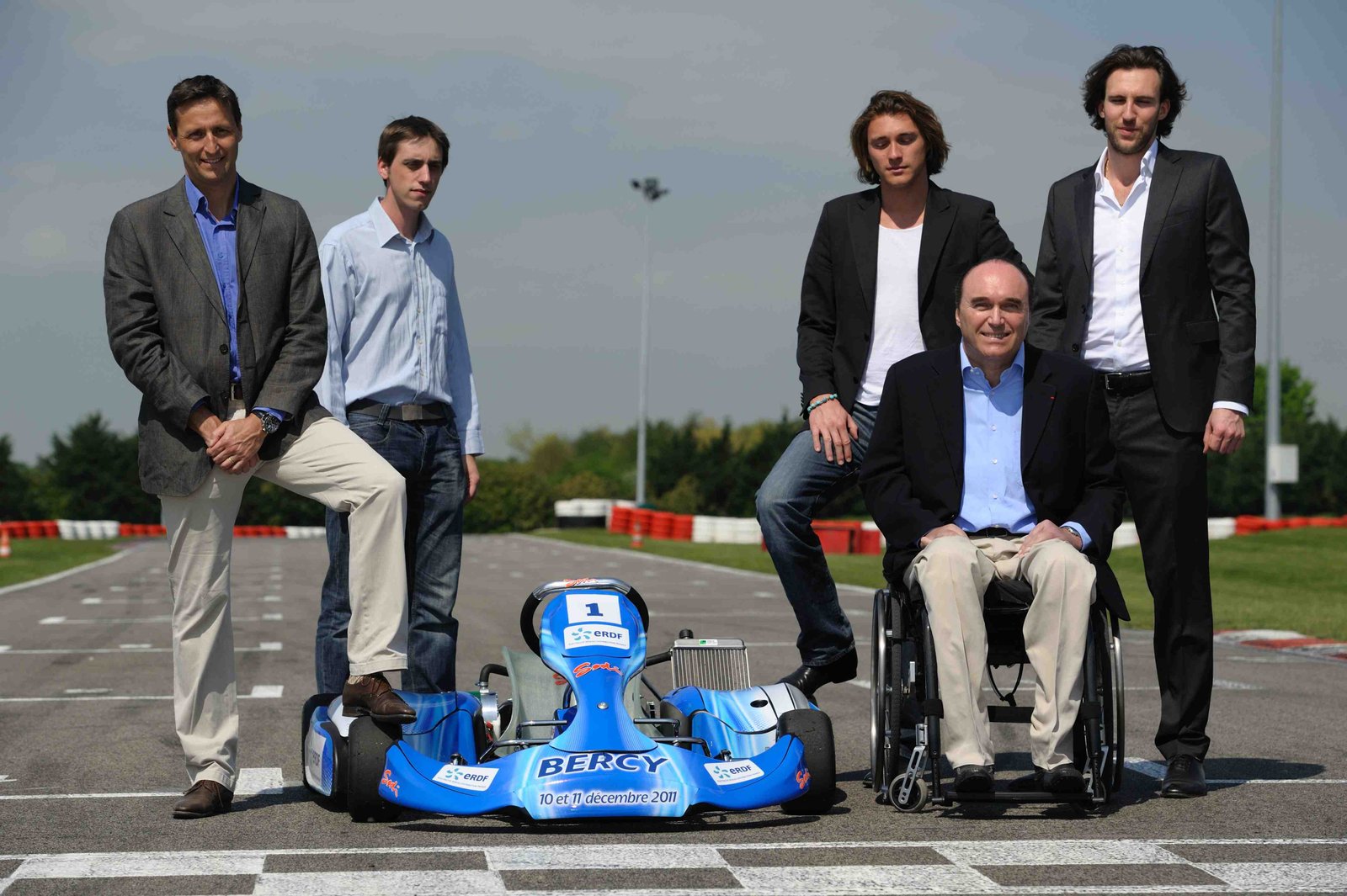 2011 master kart RKC Philippe Streiff et ses fils