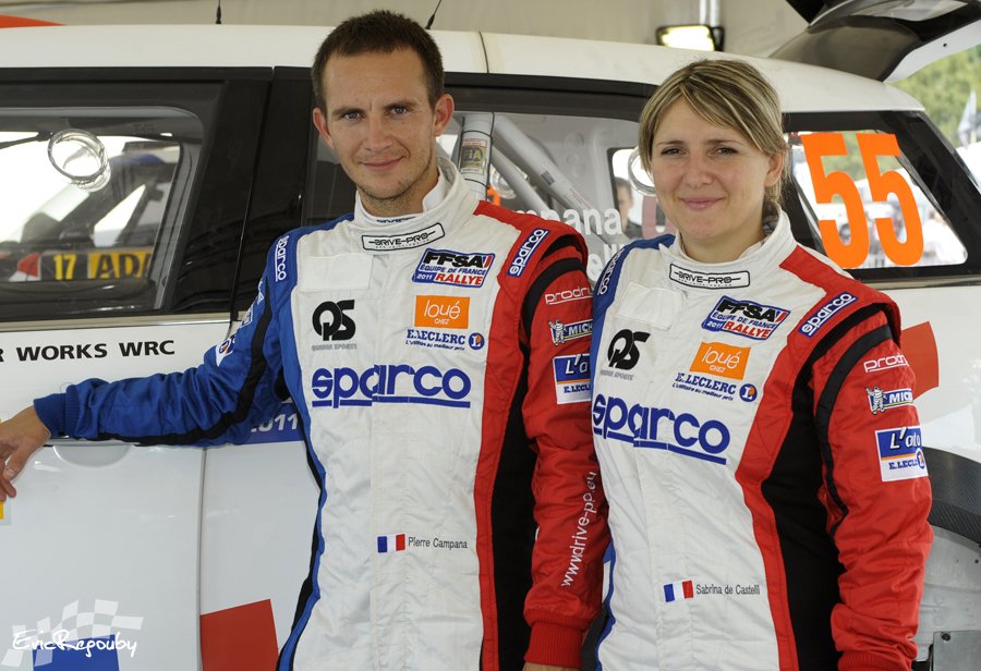 CAMPANA DE CASTELLI portrait combi MINI WRC Allemagne 2011