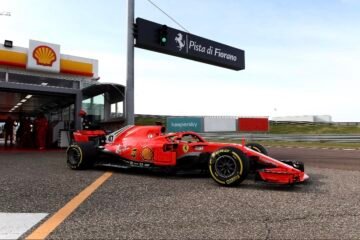AU TOUR DE MICK SCHUMACHER DE ROULER AVEC LA FERRARI SF71H SUR LA PISTE DE FIORANO
