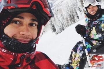 HAMILTON FAIT DU SKI DE FOND