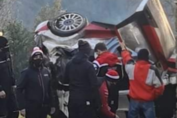 SORTIE DE ROUTE CE 13 JANVIER,POUR OGIER EN ESSAI DU MONTE CARLO 2021