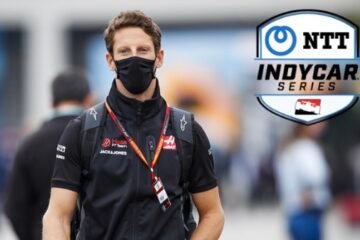 GROSJEAN EN PISTE CE LUNDI AU VOLANT DE SA MONOPLACE DALLARA EN INDYCAR A BARBER