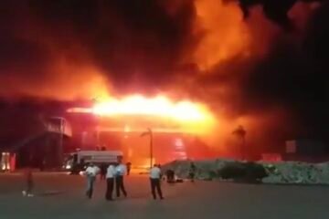 TERRIBLE INCENDIE SUR LE CIRCUIT ARGENTIN DE TERMAS DE RIO HONDO
