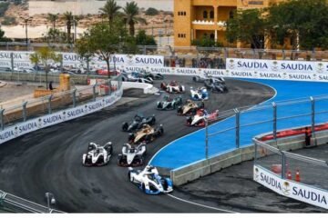 OUVERTURE DE LA SAISON DES MONOPLACES ÉLECTRIQUES DE LA FORMULE e A AD DIRIYAH EN ARABIE