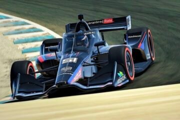 ROMAIN GROSJEAN EN PISTE À LAGUNA SECA