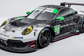  LA PAIRE FÉMININE LEGGE-NIELSEN, AU VOLANT DE LA PORSCHE 911 GT3 R HARDPOINT, EN IMSA