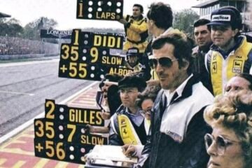 MAI 1982. LA PHOTO DU DERNIER TOUR DE LA DISCORDE A IMOLA