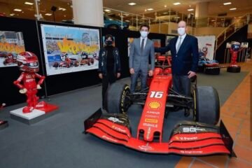 LA FERRARI DE CHARLES LECLERC, VICTORIEUSE A SPA ET MONZA, FINIT AU MUSÉE AUTOMOBILE DE MONACO