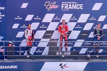 ZARCO ET QUARTARARO LES DEUX FRANCAIS, 2 ET 3 SUR LE PODIUM DU GRAND PRIX DE FRANCE MOTO AU MANS