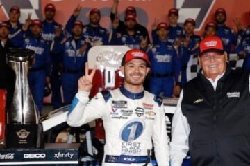 NASCAR. SUCCÈS DE KYLE LARSON A CHARLOTTE. ET, LA HENDRICK BAT LE RECORD DU TEAM PEYY
