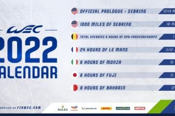 SIX MANCHES AU CALENDRIER 2022 DU MONDIAL D'ENDURANCE WEC