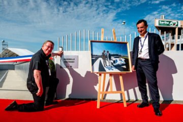 INAUGURATION DE LA PASSERELLE PANOZ SUR LE CIRCUIT DU MANS