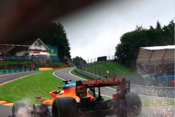 GROS CRASH A SPA POUR LA McLAREN DE LANCO NORRIS EN Q3. DRAPEAU ROUGE