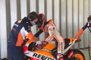 SURPRISE… MARC MARQUEZ EN PISTE À PORTIMAO!