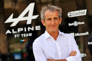 ALAIN PROST QUITTE L'EQUIPE ALPINE F1