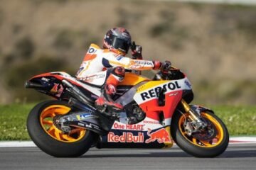 MARC MARQUEZ APRES SES ESSAIS A PORTIMAO : " JE ME SENS TRÈS HEUREUX SUR LA MOTO"
