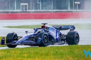 LA WILLIAMS FW44 2022 A ROULÉ A SILVERSTONE CE MARDI 15 FÉVRIER
