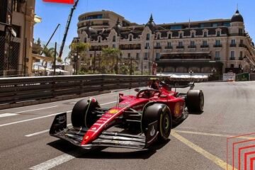 LES FERRARI DEVANT LES DEUX RED BULL AUX 2émes ESSAIS DU GRAND PRIX DE MONACO