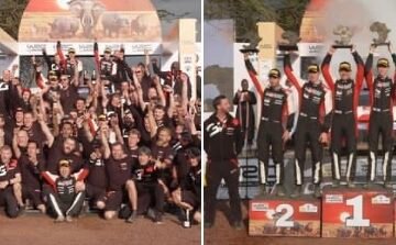 ROVANPERÄ S'OFFRE LA VICTOIRE AU SAFARI KENYA. QUADRUPLÉ DES PILOTES TOYOTA: