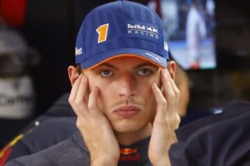 VERSTAPPEN, OCON,NORRIS,BOTTAS ET SCHUMACHER EN FOND DE GRILLE A SPA