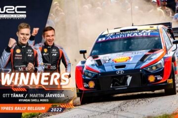 OTT TÄNAK S'IMPOSE AVEC CONFIANCE EN BELGIQUE AU RALLYE D'YPRES EN WRC