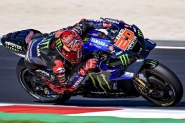 QUARTARARO LE PLUS VITE MERCREDI MATIN À MISANO ET PROCHE DU RECORD