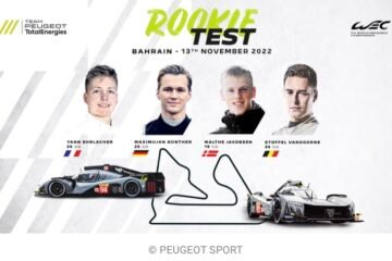 PEUGEOT TESTERA 4 ROOKIES AU TEST DE BAHREIN