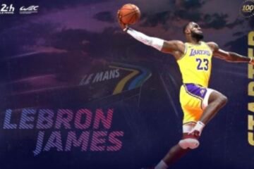 LEBRON JAMES STARTER DES 24 HEURES DU MANS DU CENTENAIRE