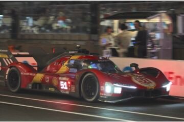 AU MANS, A MI-COURSE, 1MINUTE SEPARE LES 3 1ers, FERRARI, TOYOTA ET CADILLAC