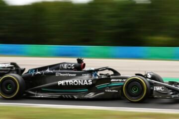 RUSSELL LE PLUS VITE D'UNE 1ére SÉANCE TRONQUÉE PAR LA PLUIE AU HUNGARORING