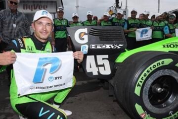 LUNDGAARD EN POLE A TORONTO EN INDYCAR. GROSJEAN, 9
