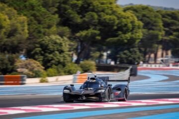 PREMIERS TOURS DE ROUES AU PAUL RICARD POUR LA FUTURE ALPINE DU MANS, L'A424