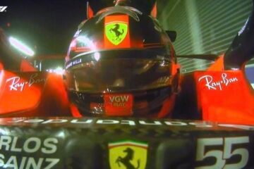 SAINZ Jr ET FERRARI EN POLE A SINGAPOUR