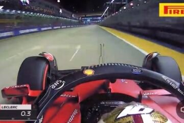 LES FERRARI DEVANT AUX 1ers ESSAIS A SINGAPOUR