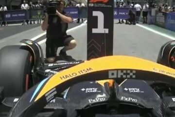 LA McLAREN  DE NORRIS EN POLE DE LA COURSE 'SPRINT A SAO PAULO