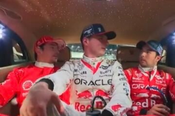 SUCCÈS DE …VERSTAPPEN A LAS VEGAS DEVANT LECLERC ET PÉREZ. OCON,4