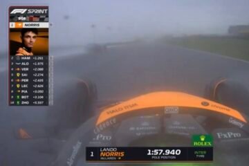 NORRIS-HAMILTON-ALONSO DOMINENT LES QUALIFS DU 'SPRINT SOUS LA PLUIE A SHANGHAI !!!