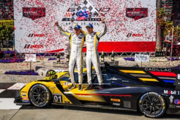VICTOIRE DE LA CADILLAC DU CHIP GANASSI DE BOURDAIS-VAN DER ZANDE, EN IMSA, A LONG BEACH