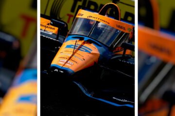 CALLUM ILOTT AVEC McLAREN A L’ INDY 500, LES 500 MILES A INDIANAPOLIS