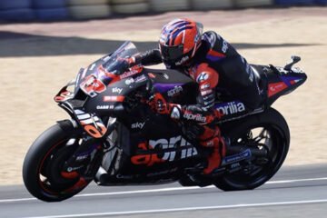 L'APRILIA DE VINALES LA PLUS RAPIDE AVANT LES QUALIFICATIONS AU GP DE FRANCE AU MANS