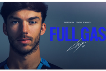 PIERRE GASLY RESIGNE AVEC LES BLEUS D'ALPINE…