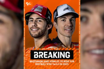 BASTIANINI ET VINALES SIGNENT CHEZ KTM RED BULL TECH 3 POUR 2025
