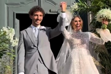 LE MARIAGE DE 'PECCO BAGNAIA ET DE DOMIZIA CASTAGNANI A PESARO