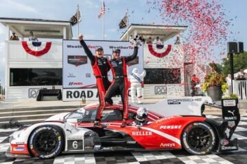 SUCCÉS ET DOUBLÉ DES PORSCHE PENSKE EN IMSA A ROAD AMERICA !