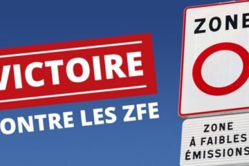 LE PARLEMENT VOTE POUR LA SUPPRESSION DES ZFE (ZONES A FAIBLES ÉMISSIONS)