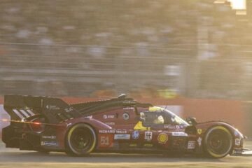 24 HEURES DU MANS. A LA TOMBÉE DE LA NUIT, FERRARI S'INSTALLE EN TÊTE