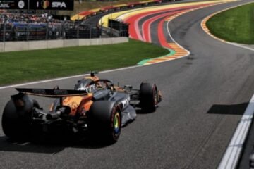 F1. LA McLAREN DE PIASTRI EN POLE DU ´SPRINT A SPA. OCON,5. GASLY,8. HADJAR,9