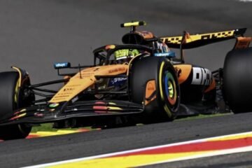 F1. POLE ET 1ère LIGNE McLAREN A SPA DEVANT LA FERRARI DE LECLERC
