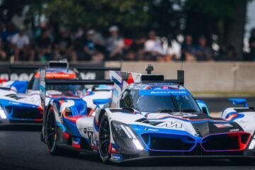 IMSA. LA JOIE DES PILOTES BMW RAHAL RLL APRÉS LEUR SUCCÉS ET DOUBLÉ A ELKHART LAKE