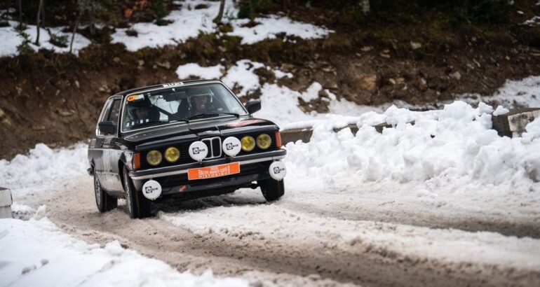 RALLYE MONTE CARLO HISTORIQUE 2026. SUCCÉS POUR UNE BMW323i